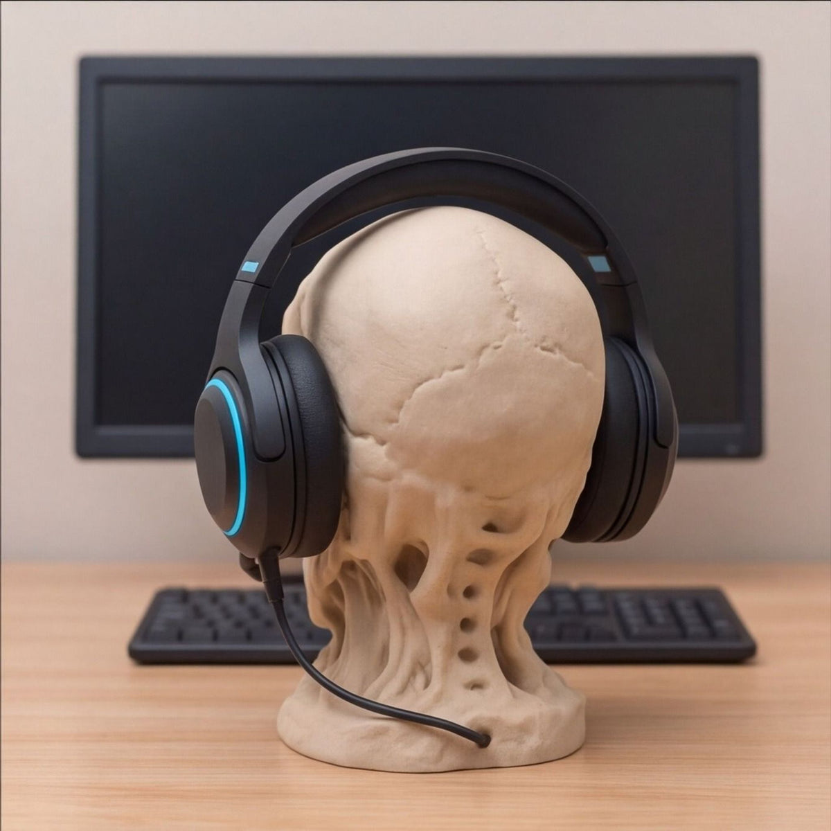 Zombie Head Headphone Stand