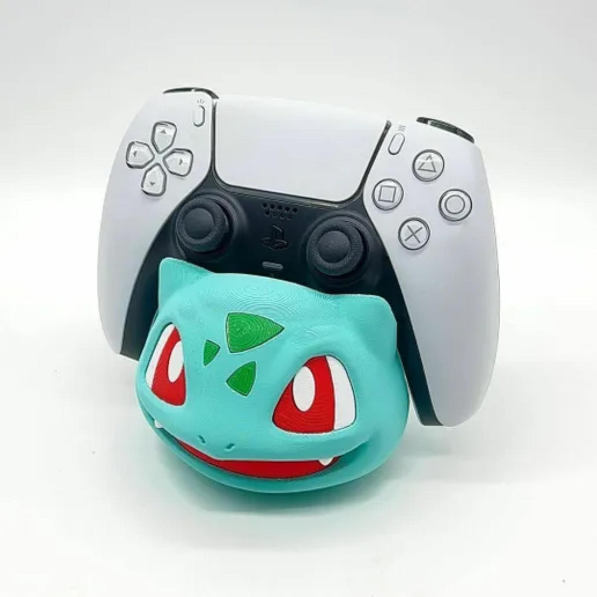 Bulbasaur Inspired Controller Stand Desk Display for Gaming Setup - ThreadaliciousUK