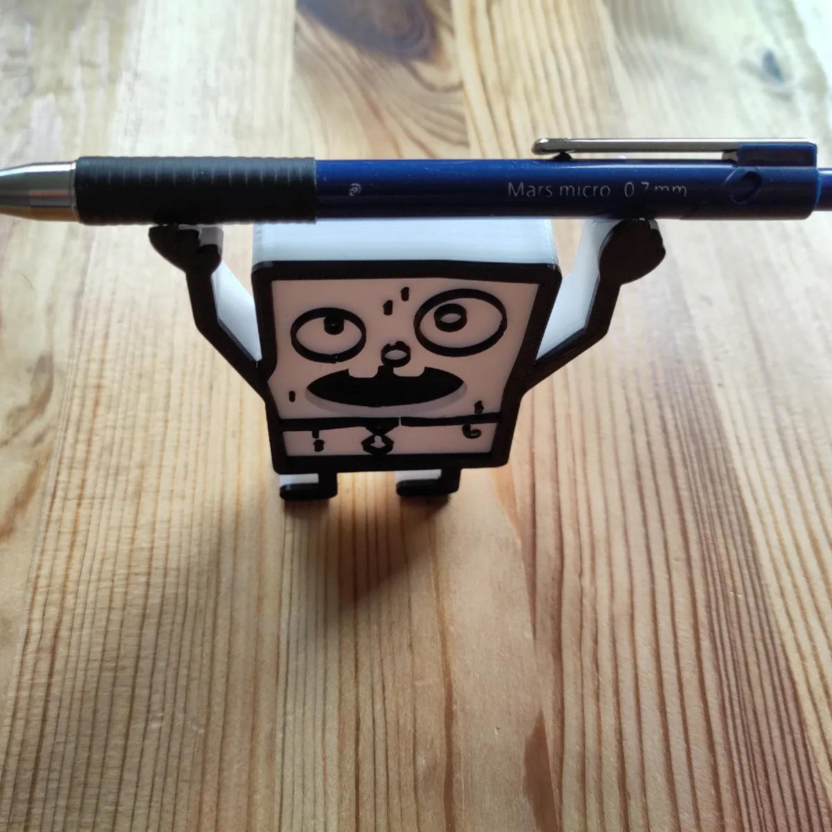 Funny Cartoon Pencil Holder | Quirky Desk Buddy, Office Decor, Playful Writing Stand, Humorous Gift - MoreMiniaturesStudio