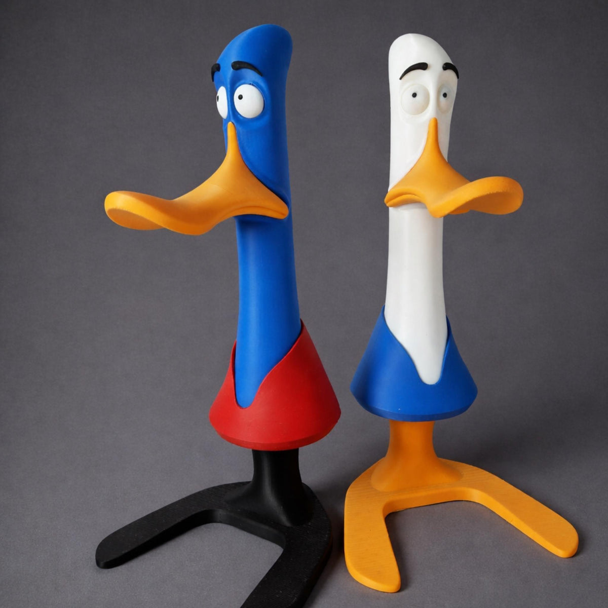 Awkward Duck Headphone Stand | Funny Desk Headset Holder for Home Office, Gaming Setup & Unique Gifts - MoreMiniaturesStudio