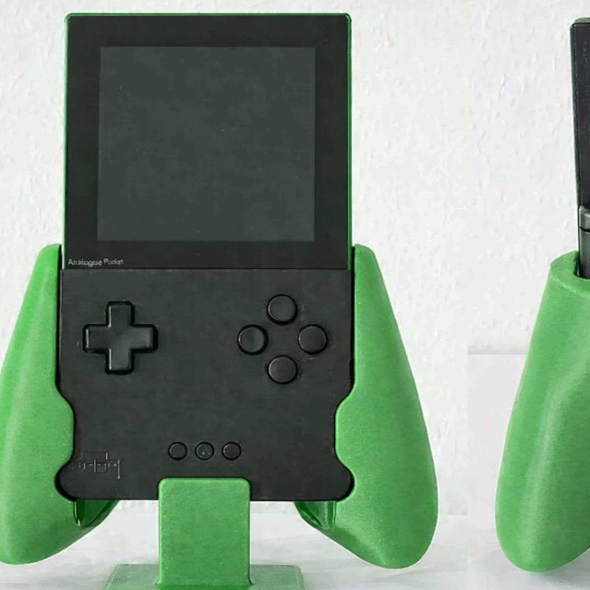 Analogue Pocket Grip Holder | Handheld Console Comfort Grip | Retro Gaming Accessory | Ergonomic Hand Grip Stand | Gift for Gamers - MoreMiniaturesStudio