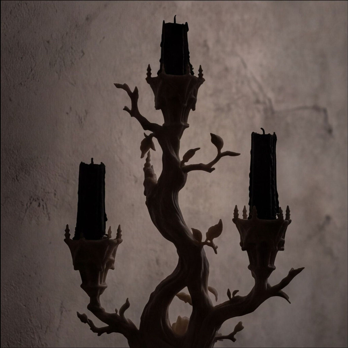 Gothic Tree Candelabra Dark Skull Candle Holder Decoration