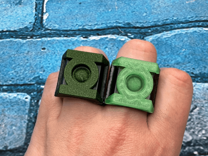 Green Lantern Inspired Cosplay Ring | DC Fan Symbol