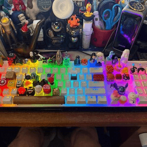 Grogu Inspired Artisan Keycap | Baby Yoda Fan Art