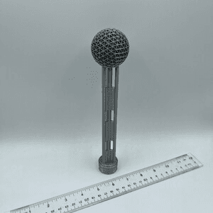 Reunion Tower Inspired Dallas Landmark Replica Model