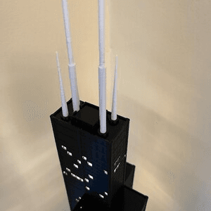 Sears Tower Inspired Light-Up Model | Chicago Icon