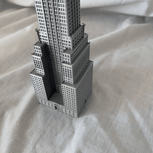 Chrysler Building Inspired Miniature NYC Skyscraper Model