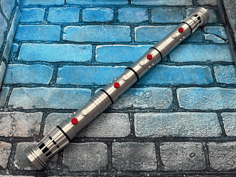 Darth Maul Inspired Double Bladed RGB S16 FX Lightsaber Hilt
