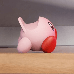 Kirby-Inspired PS5 Controller Stand | Gaming Desk Holder