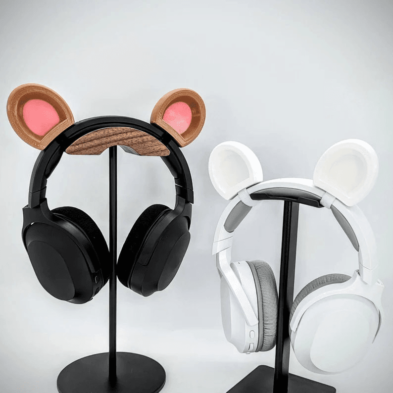 Bunny Ears Headphone Attachment – Rabbit Cosplay Accessory