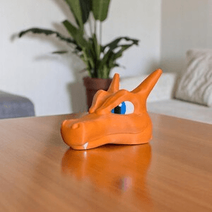 Charizard-Inspired Dragon Head Gaming Controller Stand
