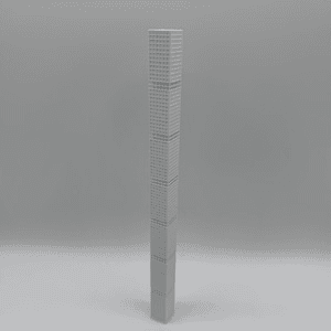432 Park Avenue Inspired Miniature Skyscraper Model