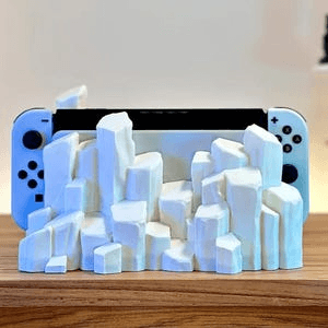 Quartz Crystal-Inspired Nintendo Switch Dock Cover | Classic & OLED