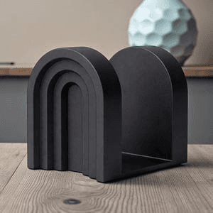 Arch Bookend Desk Organizer | Modern Notebook Holder