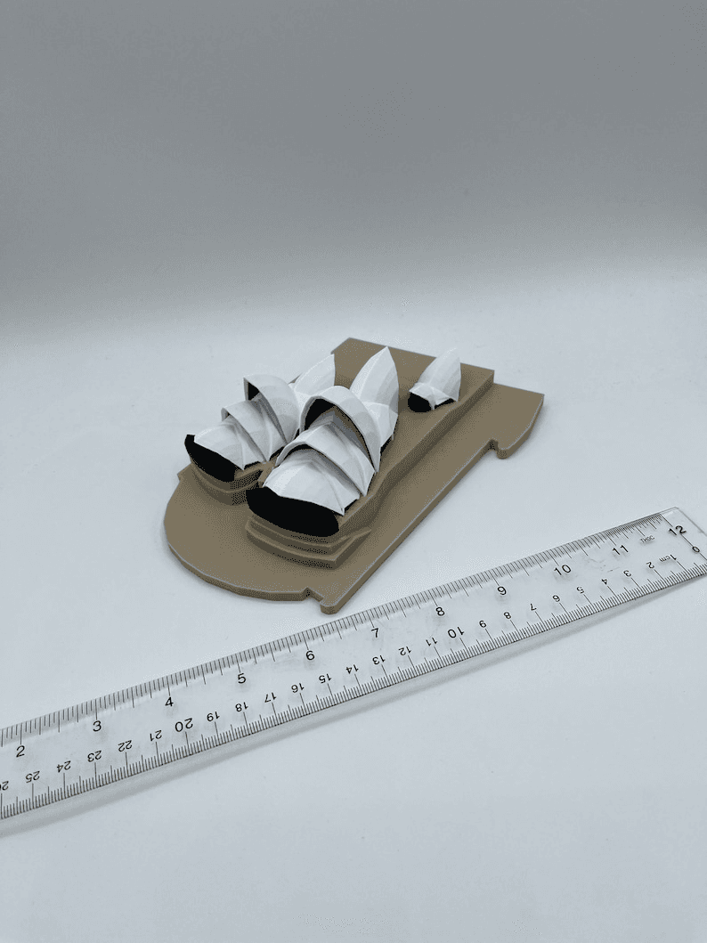 Sydney Opera House Inspired Miniature Landmark Model