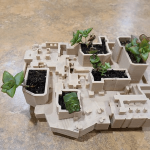 Counter-Strike Mirage Map Inspired Succulent Planter