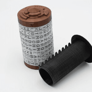 Cryptex Inspired Secret Code Puzzle Box Cylinder Vault