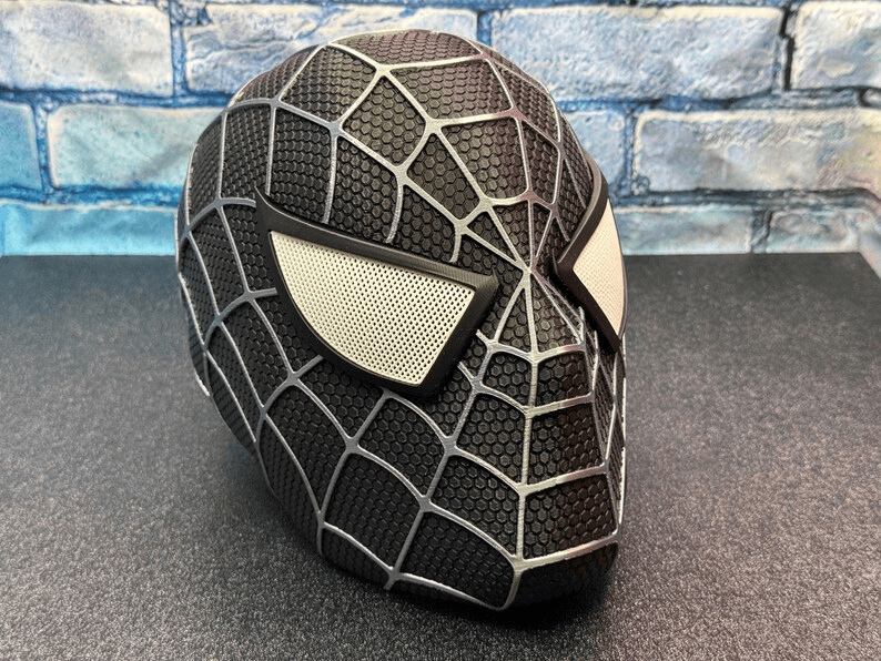 Spider-Man Black Suit Inspired Cosplay Helmet Mask