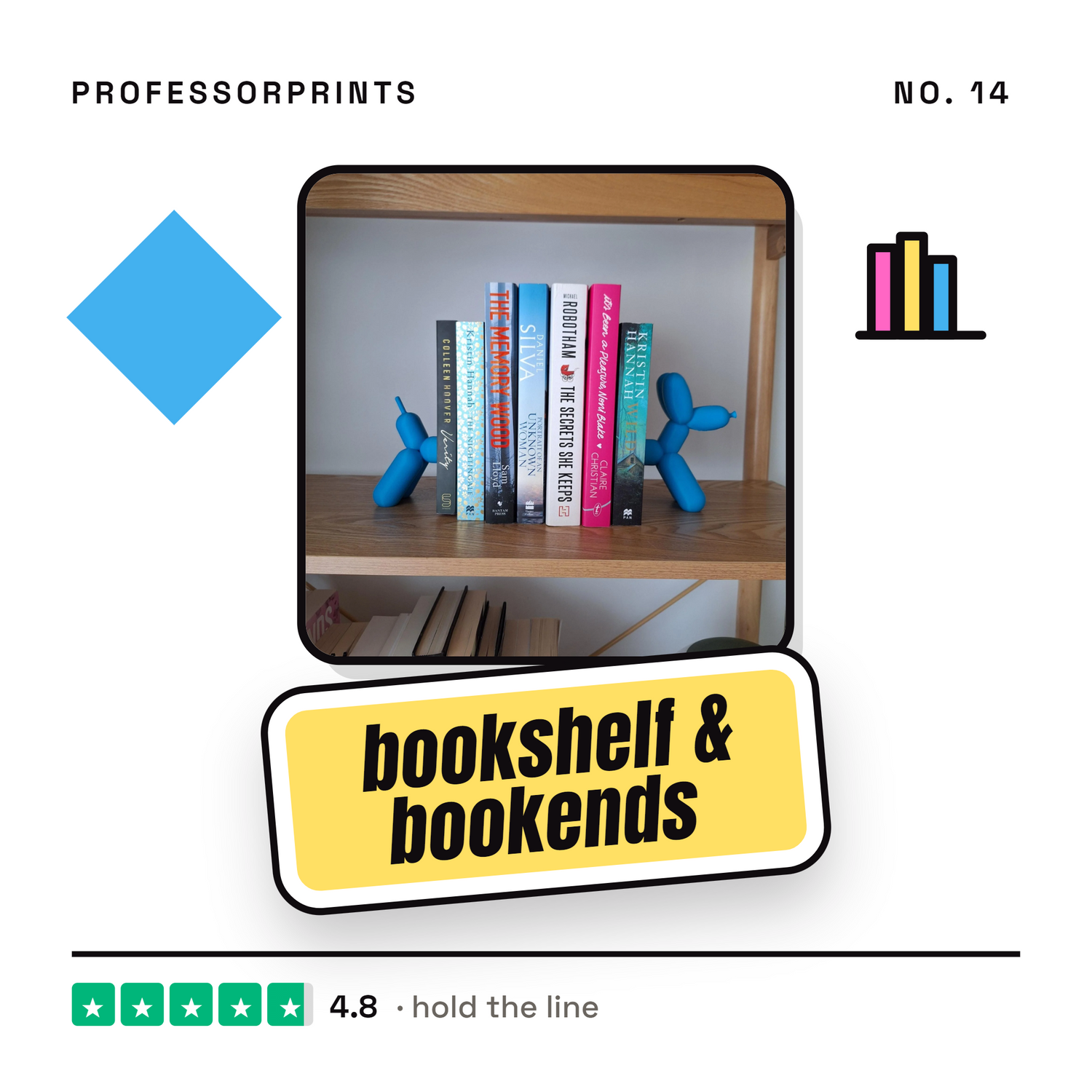 Bookshelf & Bookends