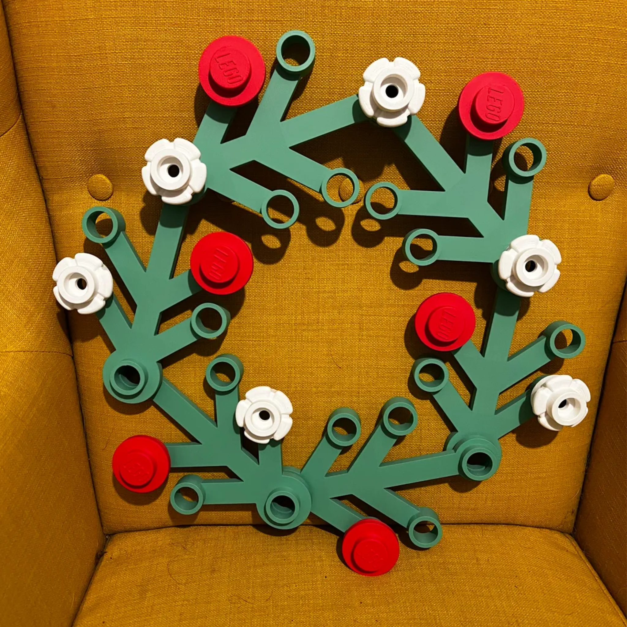 Block-Inspired Wreath