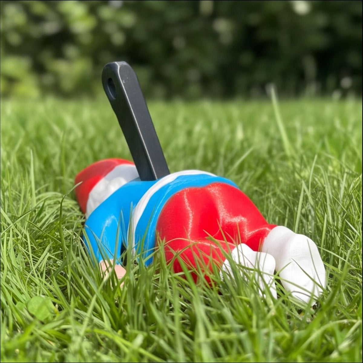 Murdered Gnome Garden Ornament – Dark Humor Decor