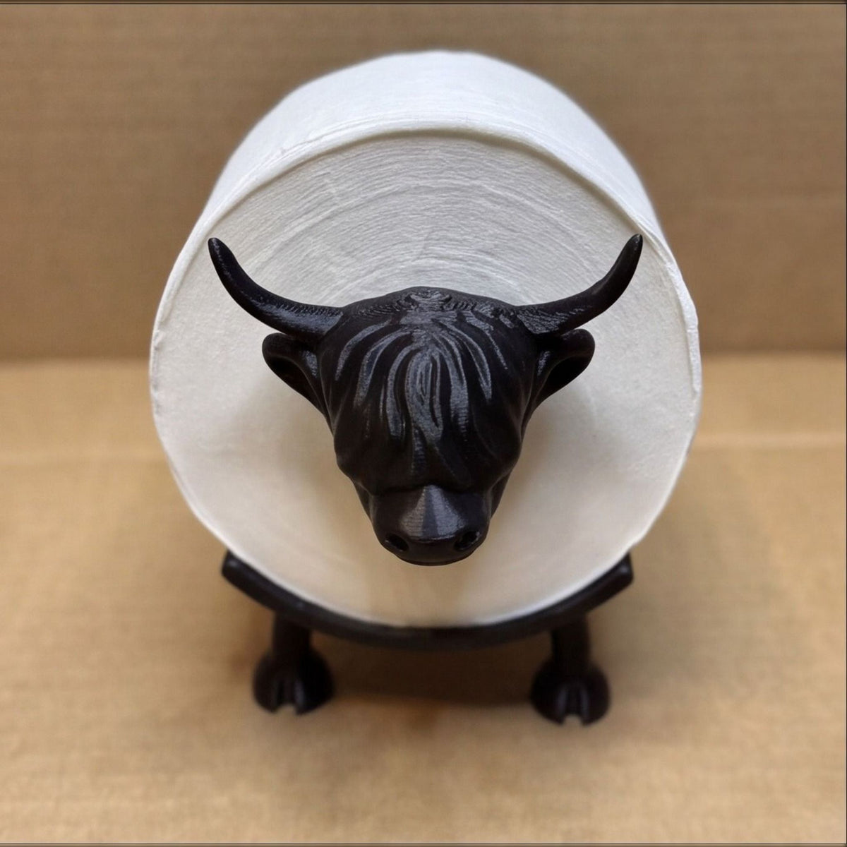 Highland Cow Toilet Roll Holder