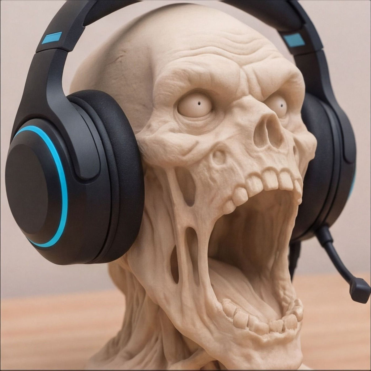 Zombie Head Headphone Stand