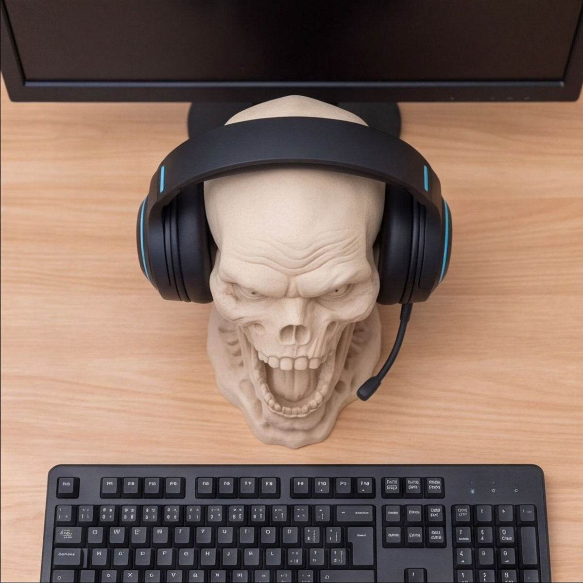 Zombie Head Headphone Stand