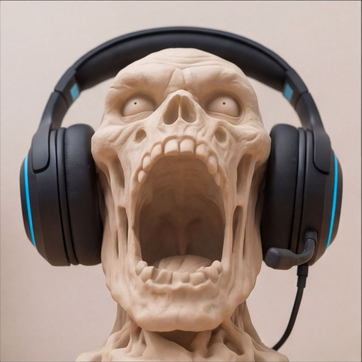 Zombie Head Headphone Stand