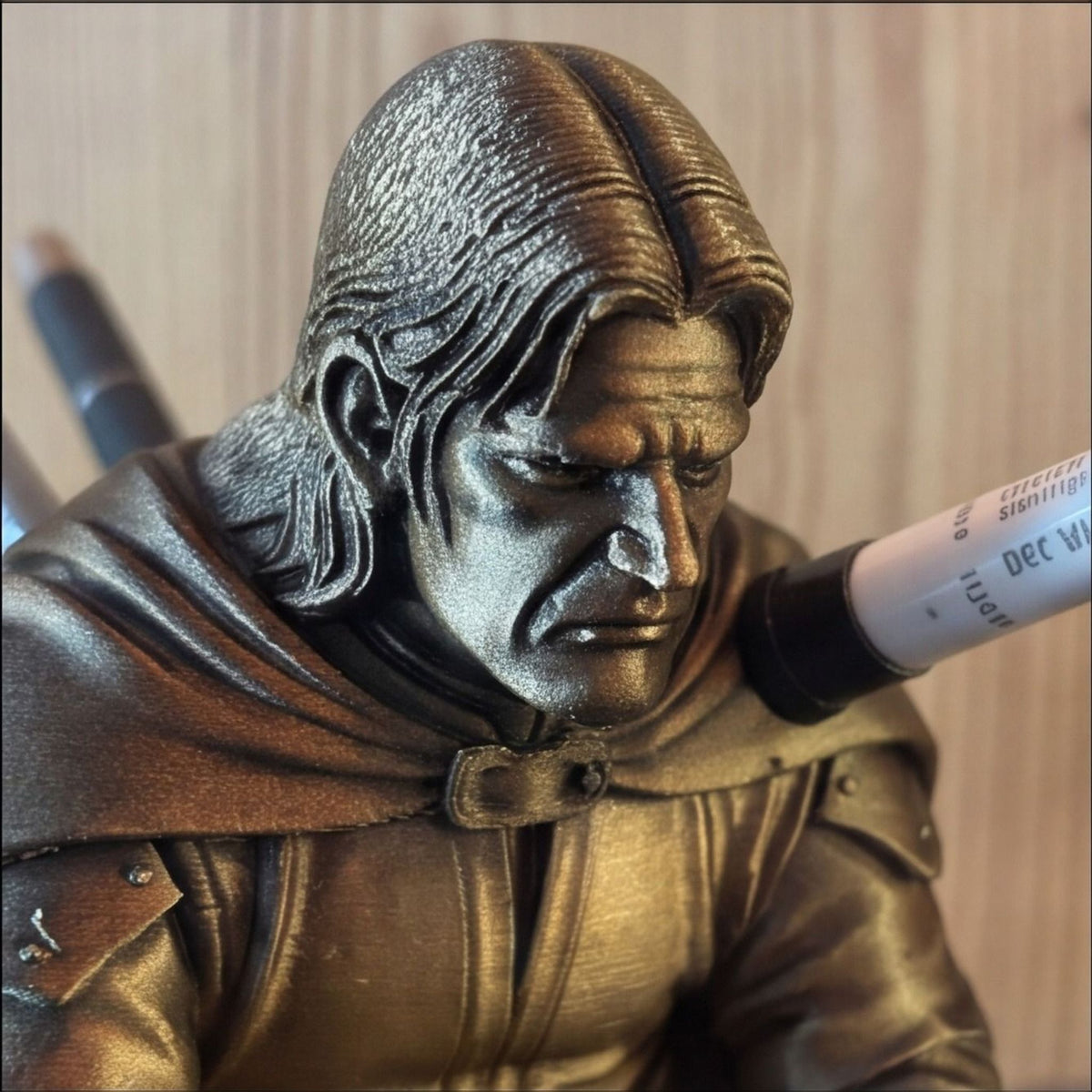 Boromir Inspired Fantasy Pen Holder | LOTR Fan Desk Organiser