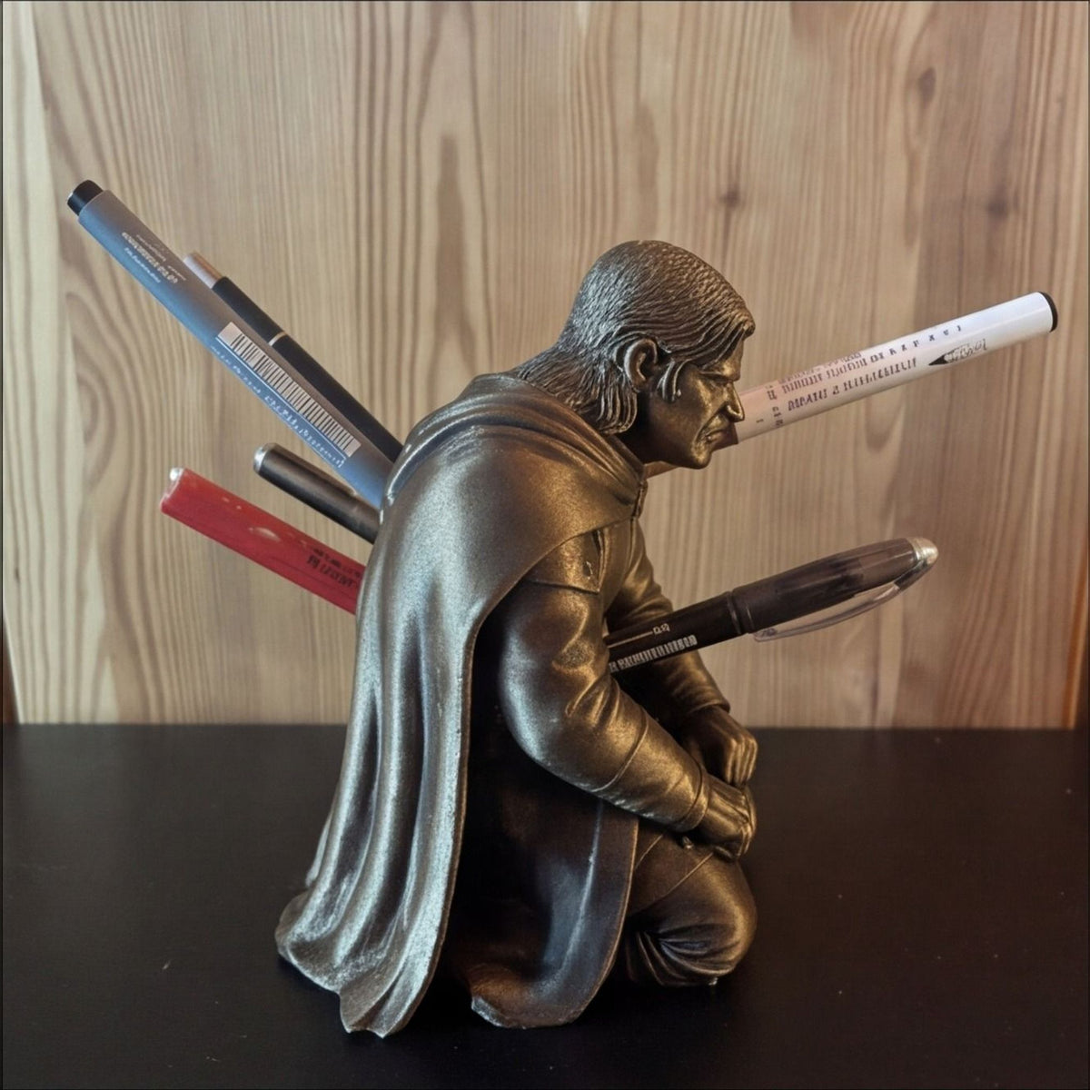 Boromir Inspired Fantasy Pen Holder | LOTR Fan Desk Organiser