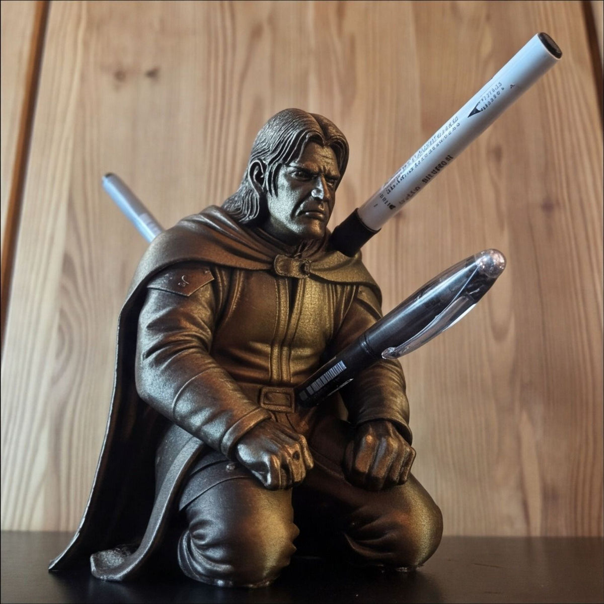 Boromir Inspired Fantasy Pen Holder | LOTR Fan Desk Organiser