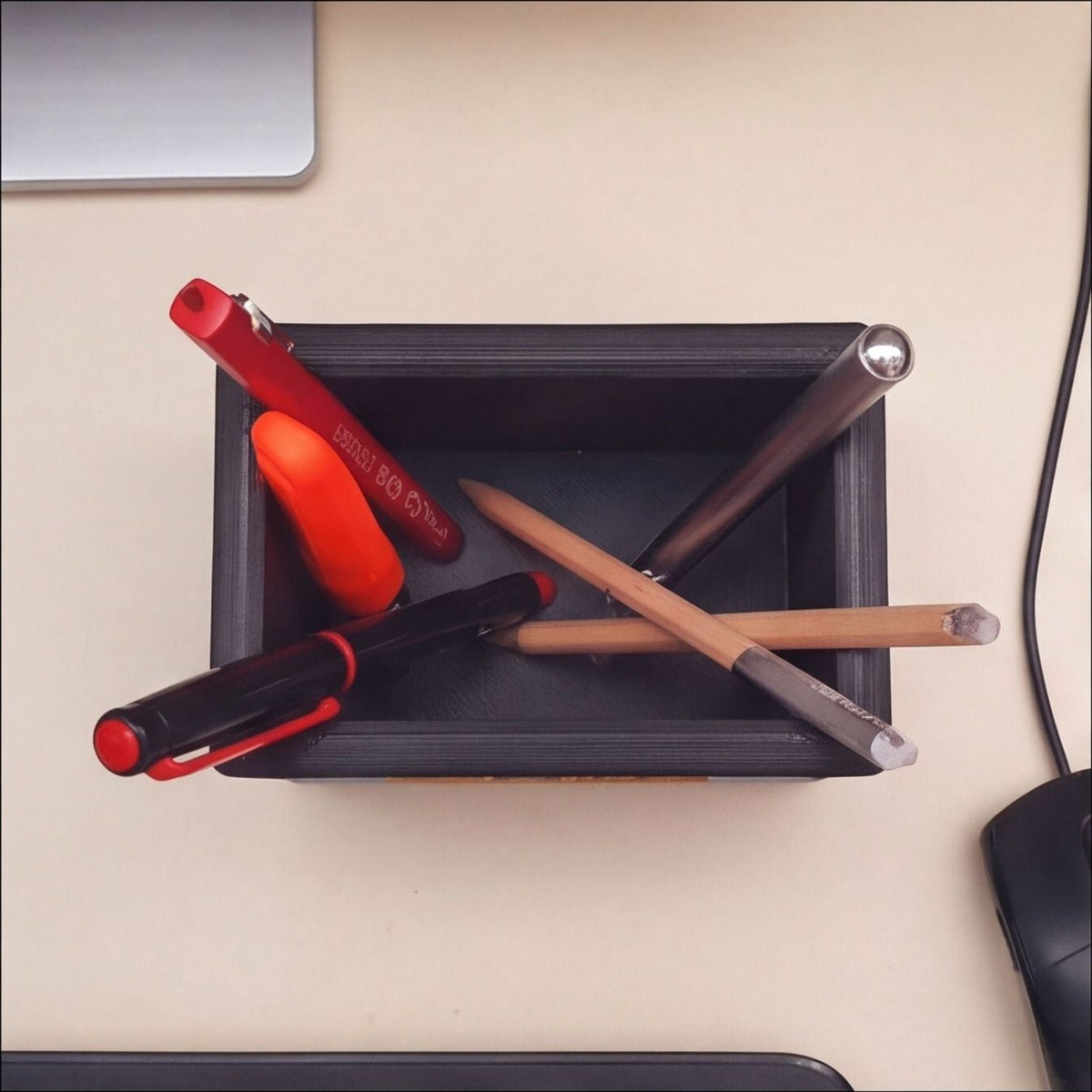 Marshall-Inspired Speaker Desk Pencil Holder