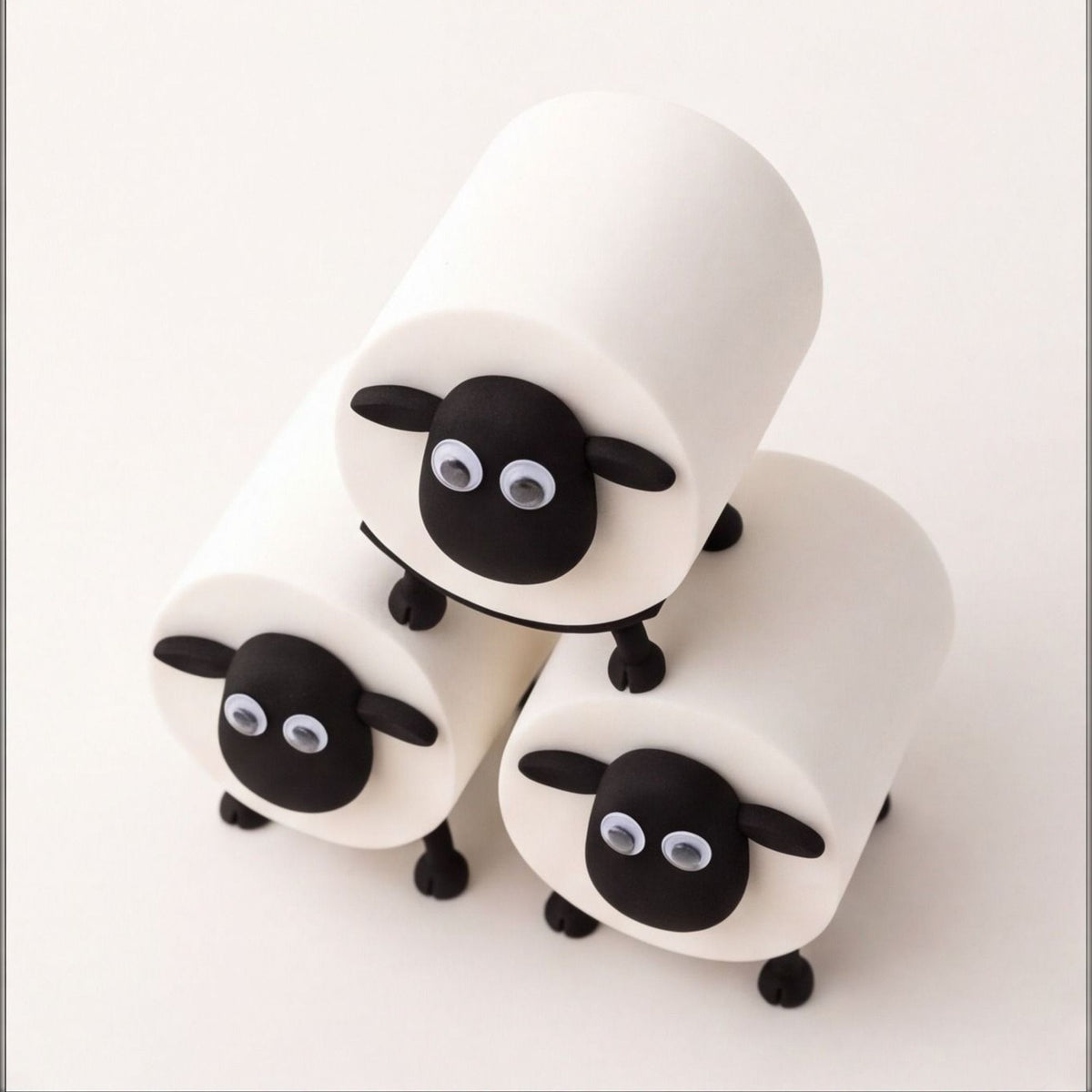 Sheep Toilet Roll Holder (Pack of 3)