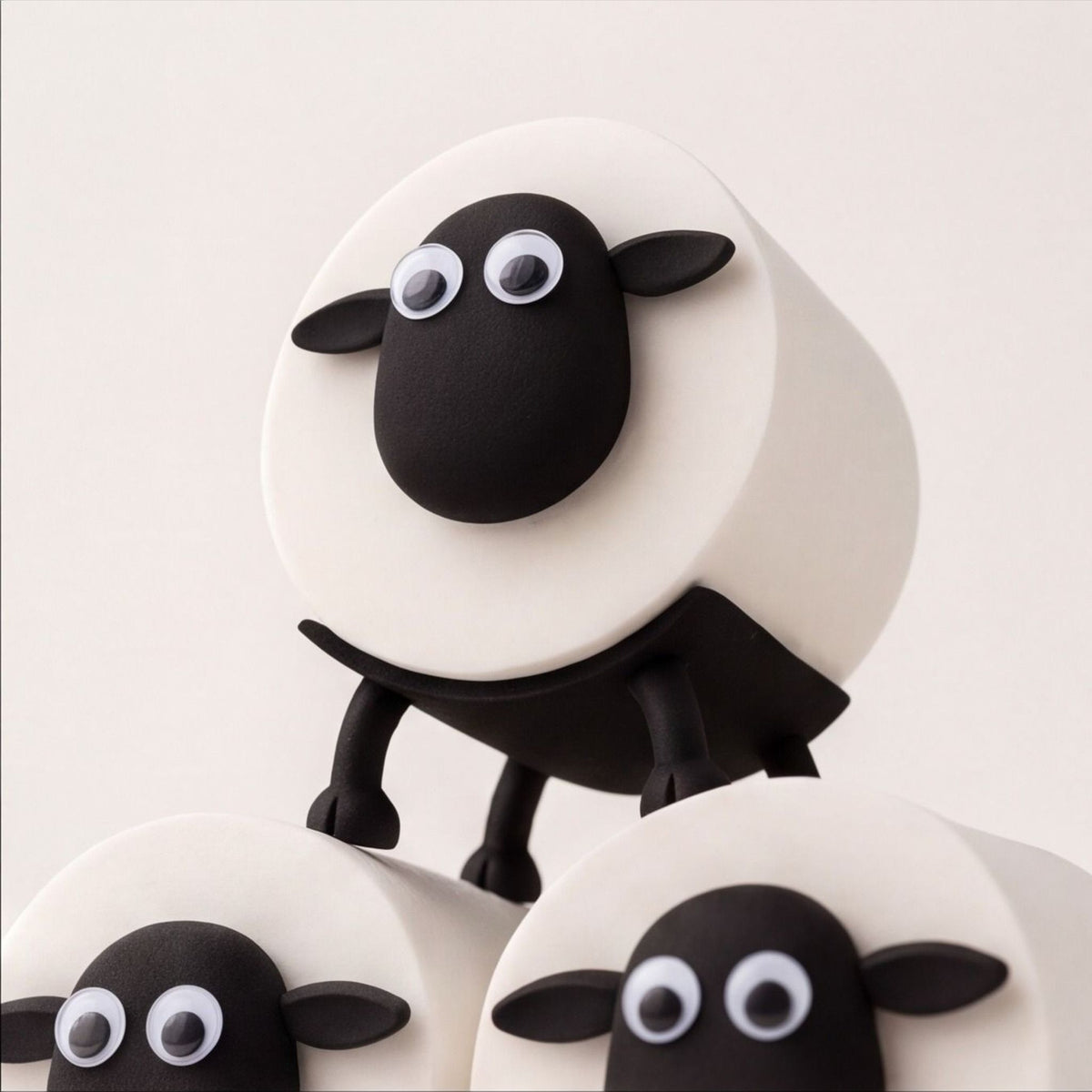 Sheep Toilet Roll Holder (Pack of 3)