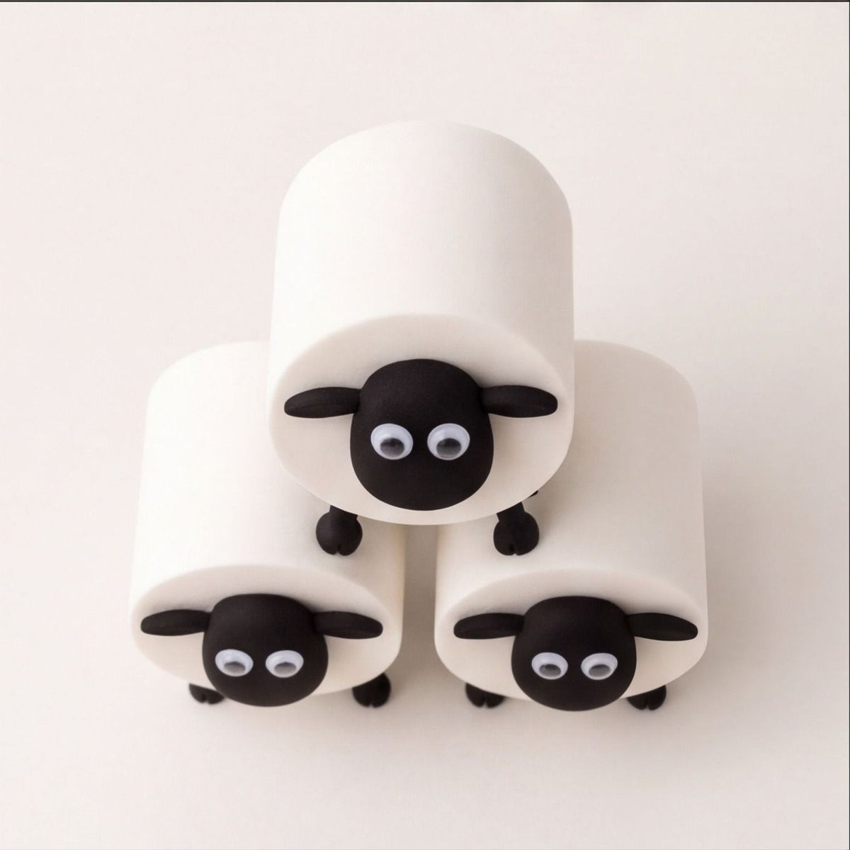 Sheep Toilet Roll Holder (Pack of 3)