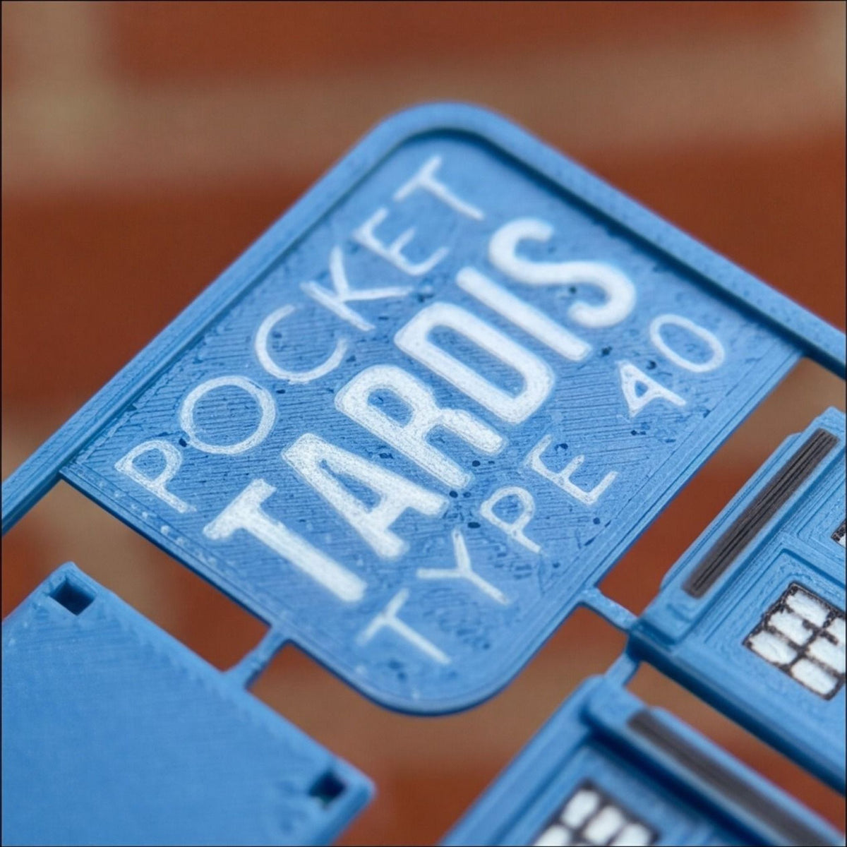 Pocket TARDIS Kit Card – Doctor Who Inspired Mini Model