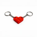 Brick Heart Keychain