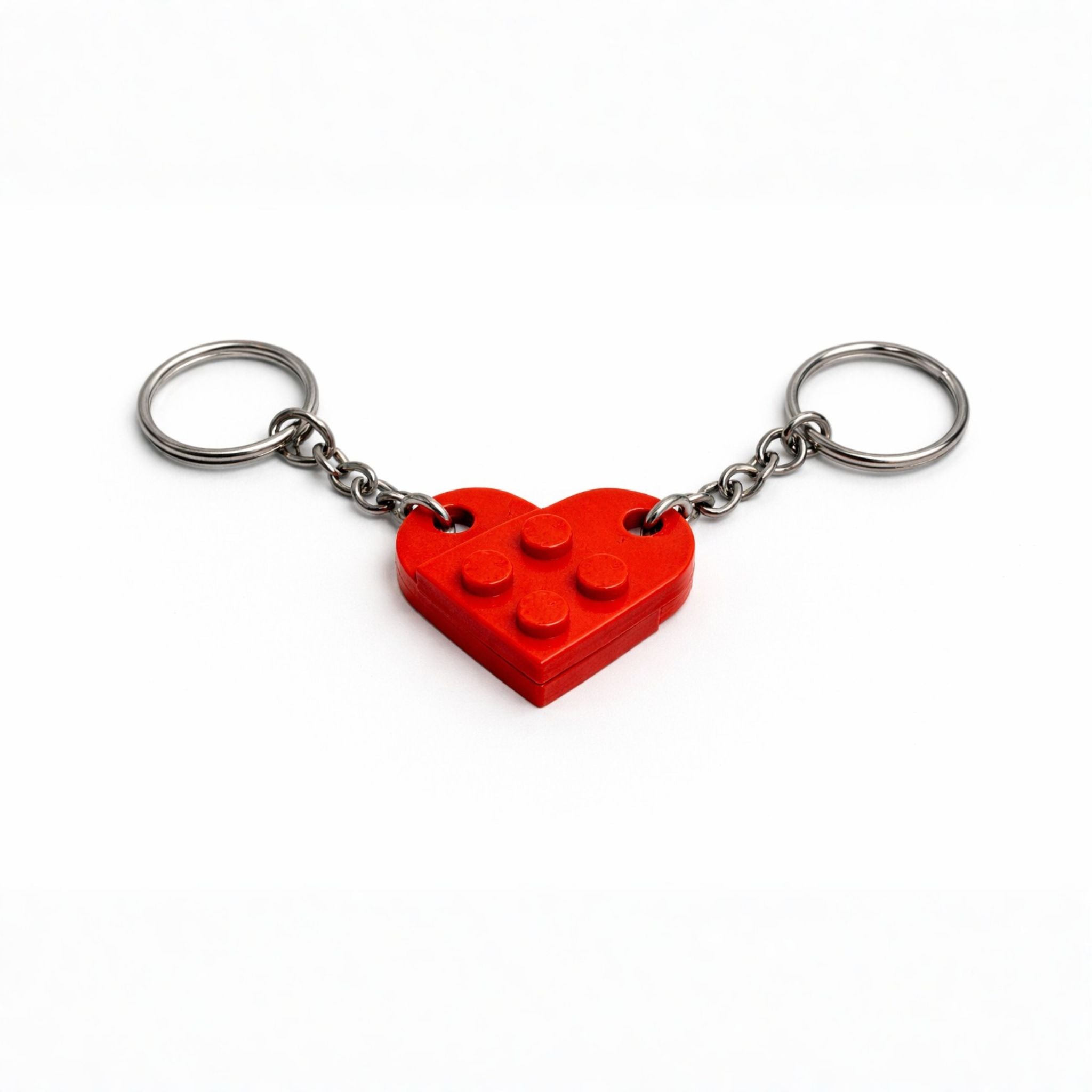 Brick Heart Keychain