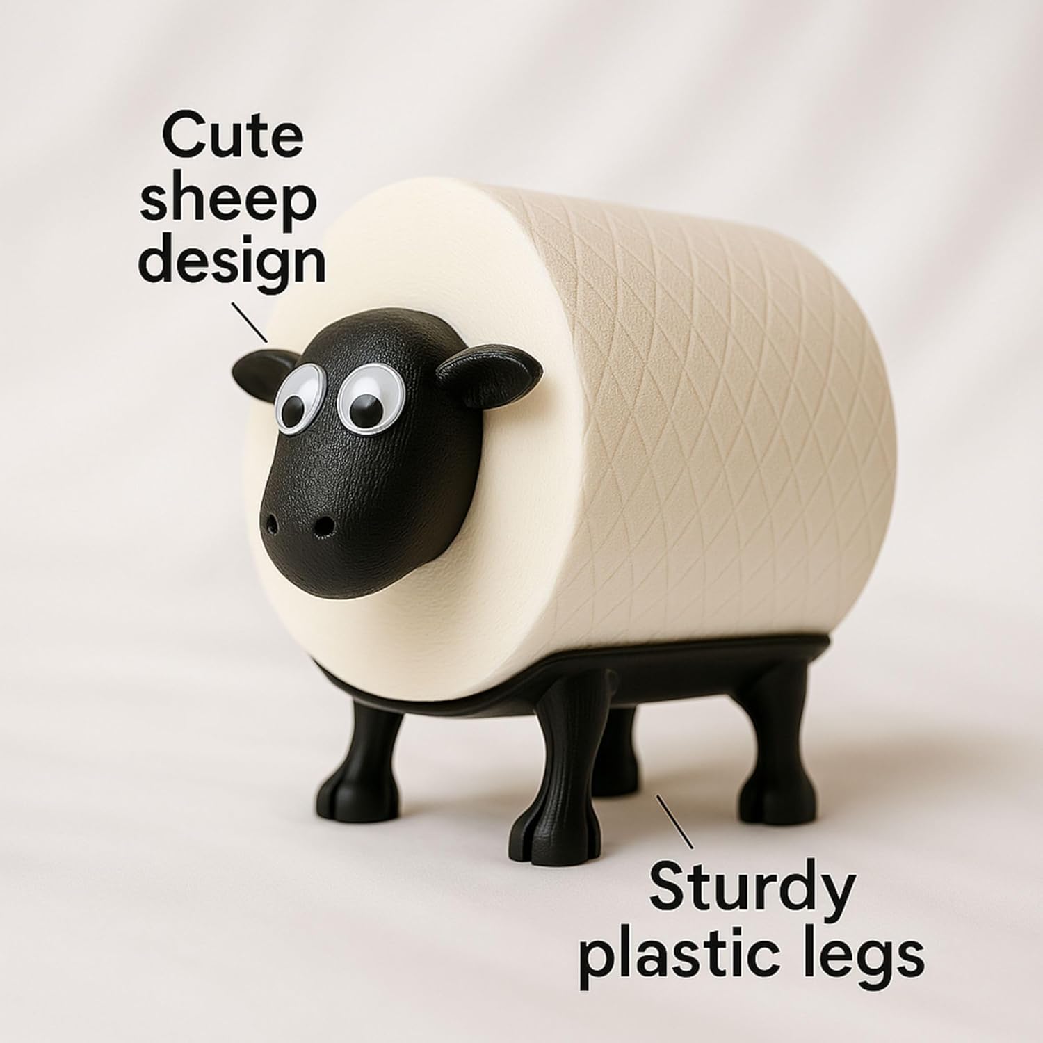 Sheep Toilet Roll Holder (Pack of 3)