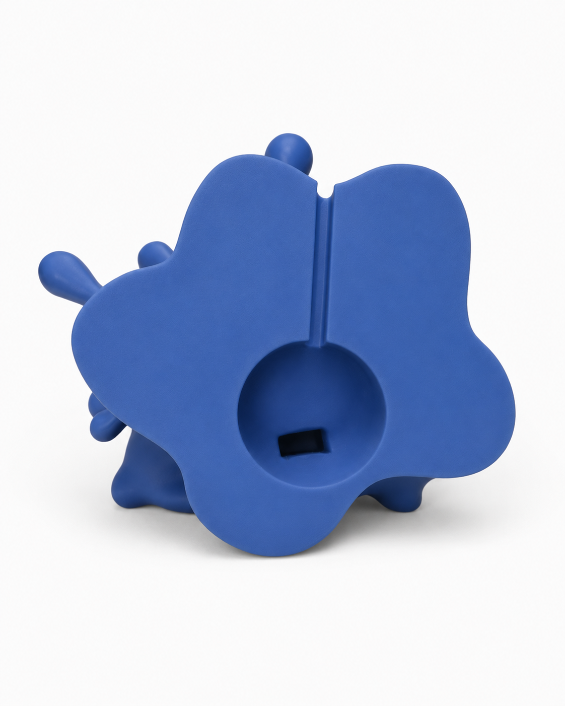 Blue Chrome Splash Wave Phone Stand