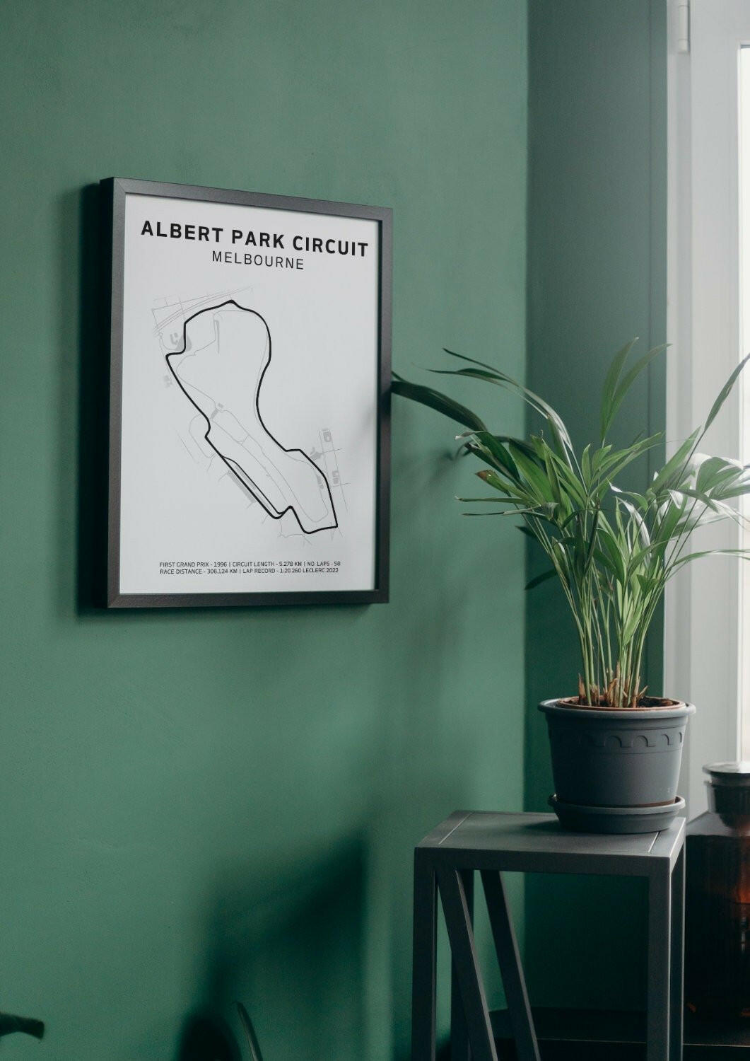 Albert Park Circuit Print | F1 Poster | Formula 1 Prints | Grand Prix Track Circuit | Gifts For Dad | Father's Day Gift | F1 Map Print - ProfessorPrintsUK - A1 (Print Only)