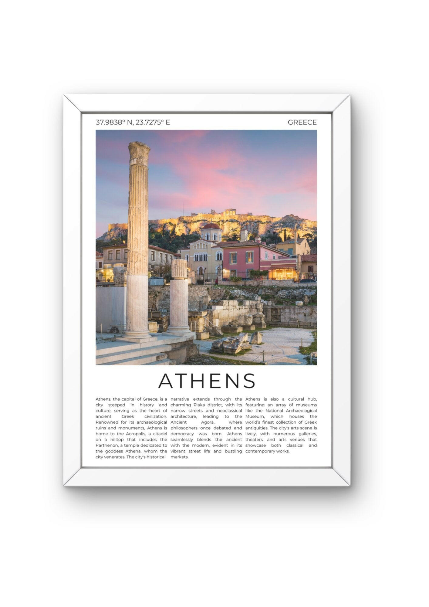 Ancient Athens: Cradle of Civilization - ProfessorPrintsUK - A6