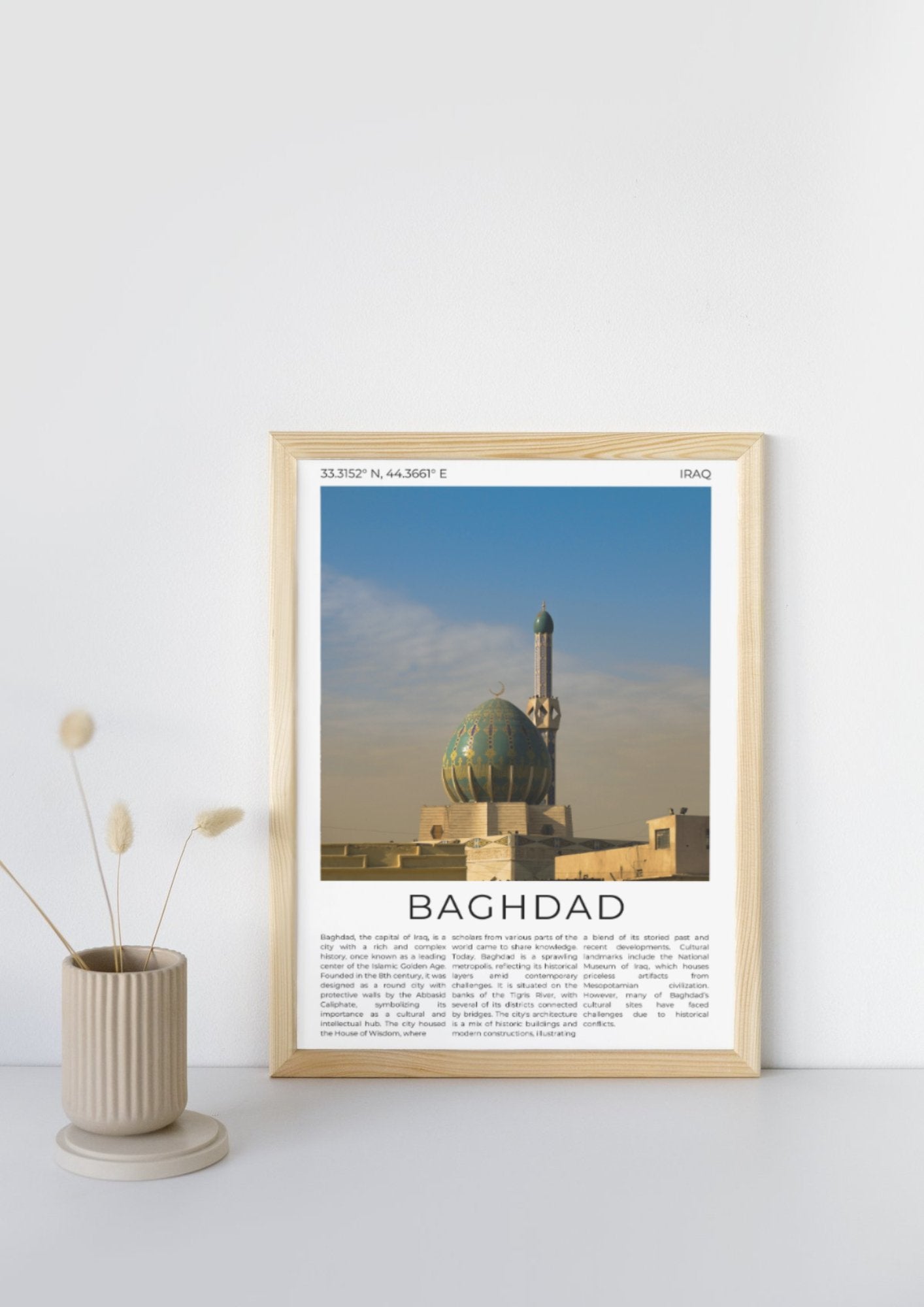 Baghdad: Heart of Mesopotamia - ProfessorPrintsUK - A6