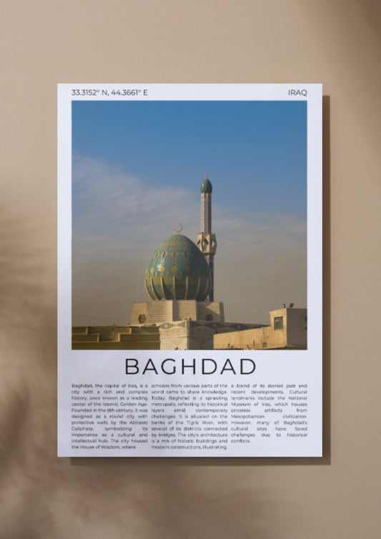 Baghdad: Heart of Mesopotamia - ProfessorPrintsUK - A6