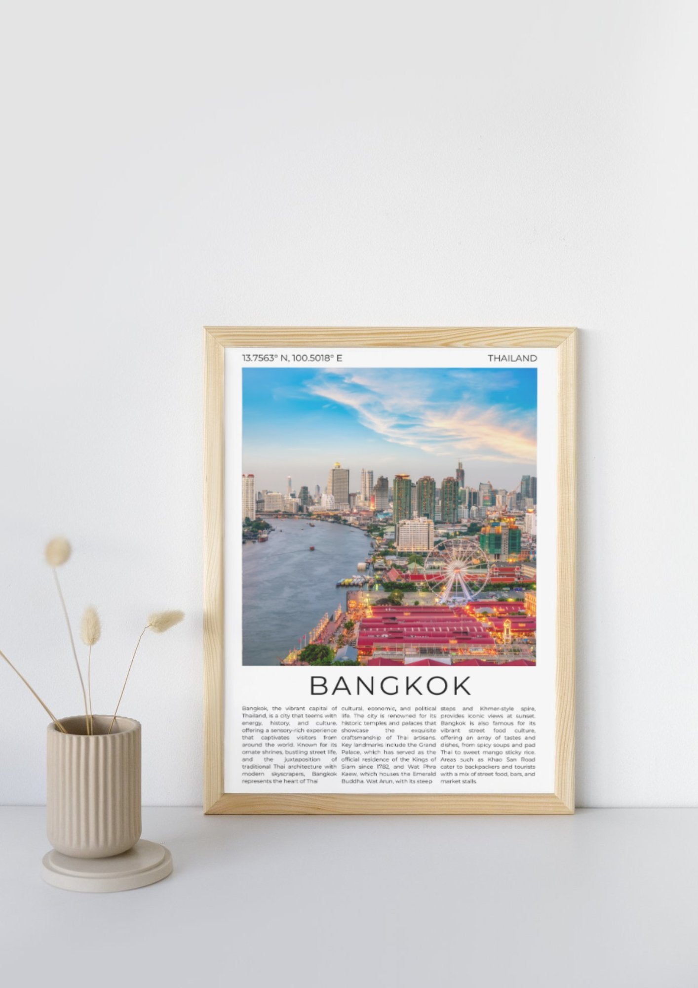 Bangkok: The Vibrant Heart of Thailand - ProfessorPrintsUK - A6