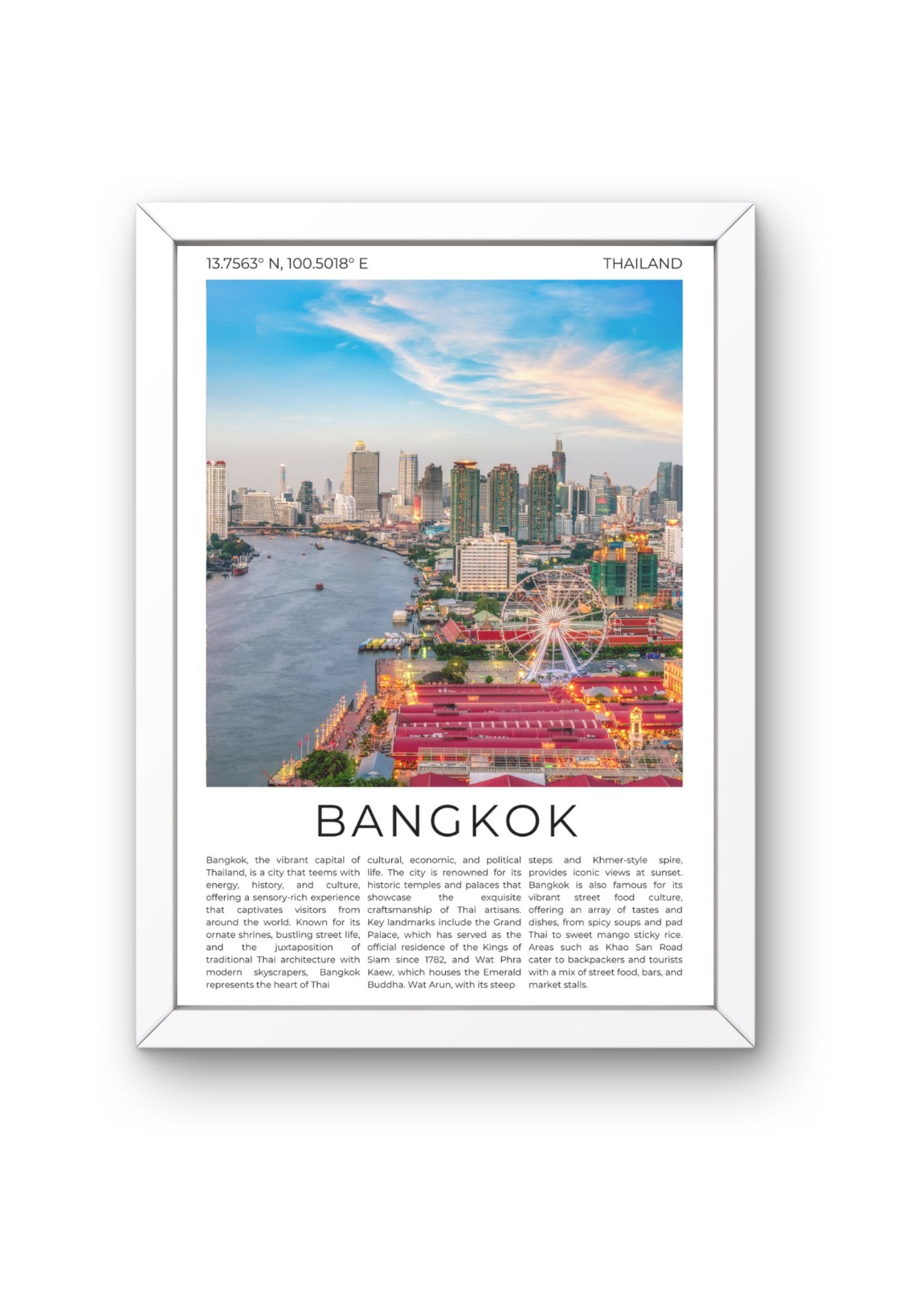 Bangkok: The Vibrant Heart of Thailand - ProfessorPrintsUK - A6