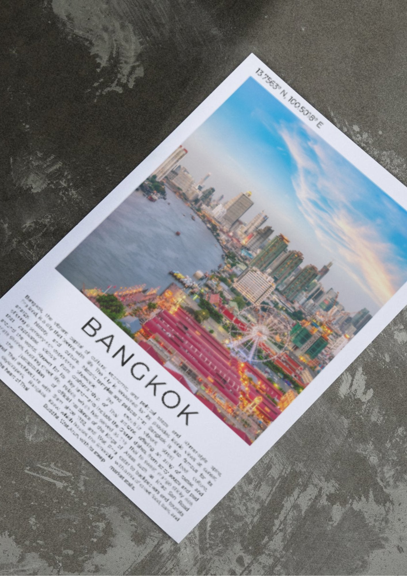 Bangkok: The Vibrant Heart of Thailand - ProfessorPrintsUK - A6