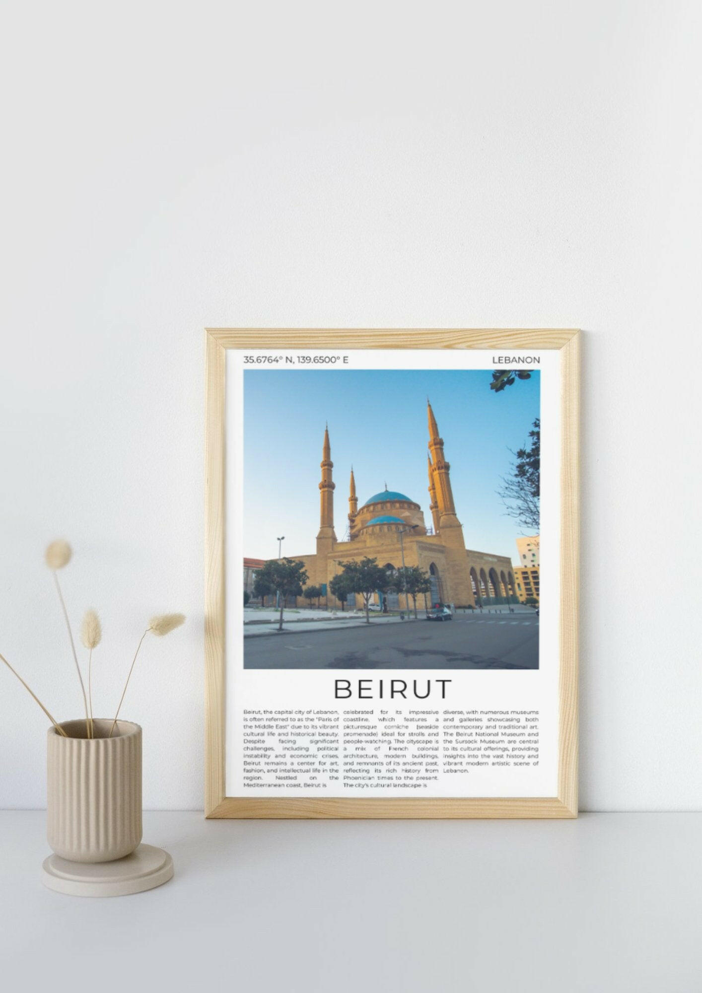 Beirut: The Pearl of the Middle East - ProfessorPrintsUK - A6