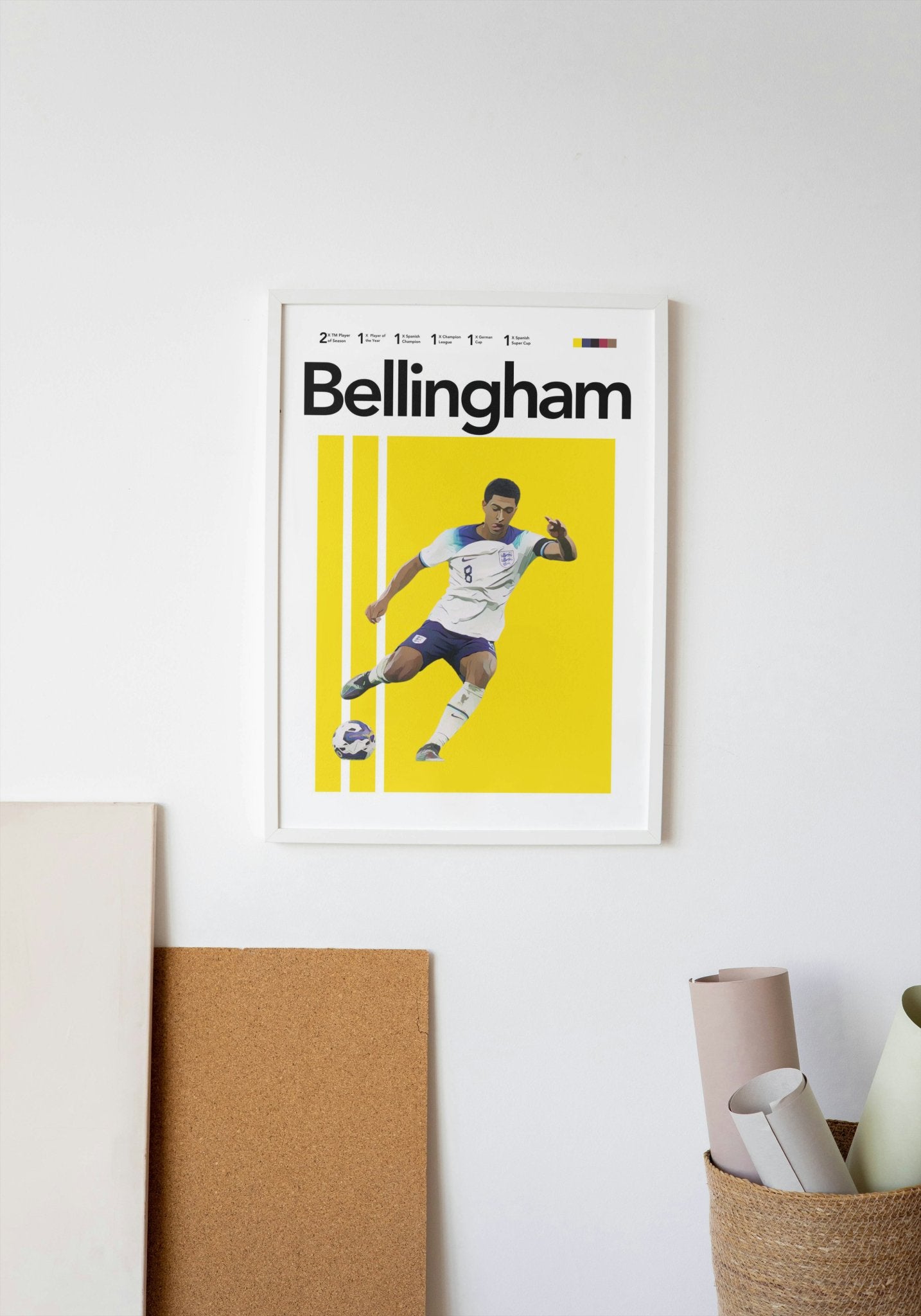 Bellingham: England's Hero Poster - ProfessorPrintsUK - A6